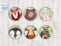 Motiv-Cabochons 1866 25mm (6 Stk)